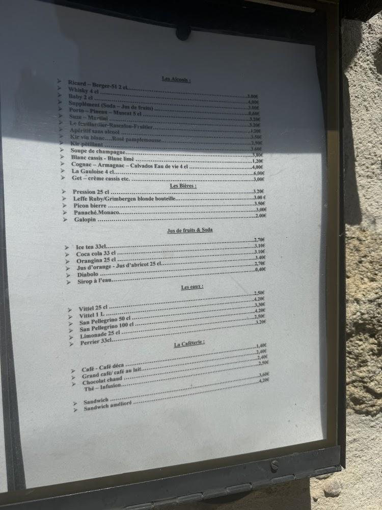 Auberge des Quatre Saisons Bayles - Menu Image 1