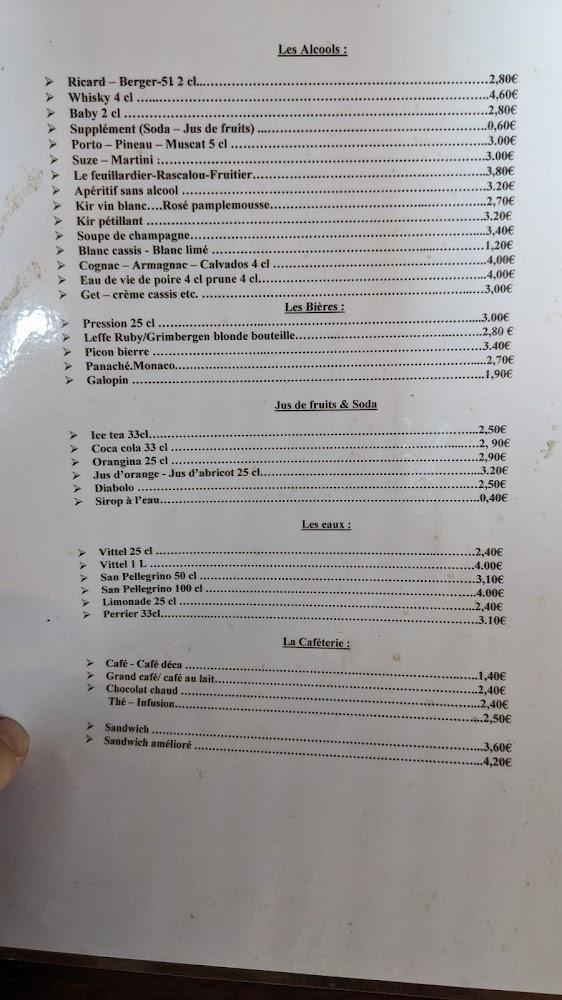 Auberge des Quatre Saisons Bayles - Menu Image 2