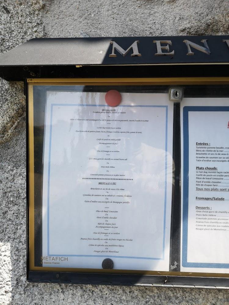 Auberge des Quatre Saisons Bayles - Menu Image 4