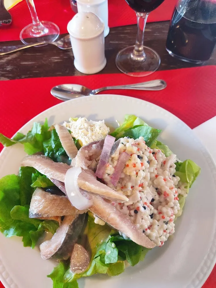 Salade Hareng Perles de la Mer Surimi Mousseline Citron